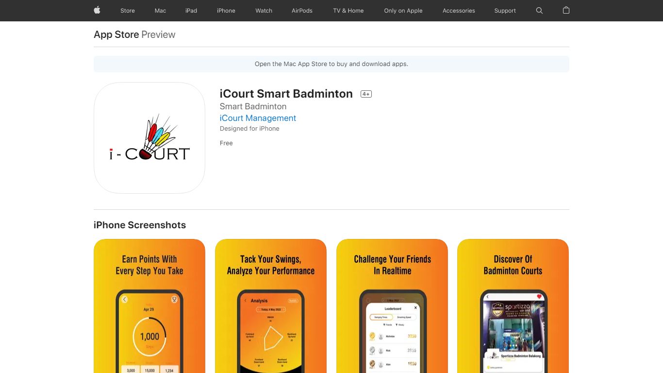 ‎iCourt Smart Badminton on the App Store